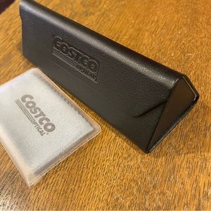 Costco Triangle Collapsable Foldable Glasses Sunglasses Case